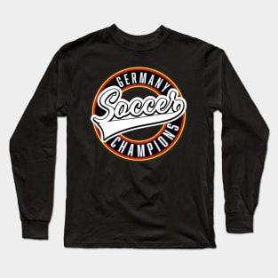 Germany soccer champions logo Long Sleeve T-Shirt